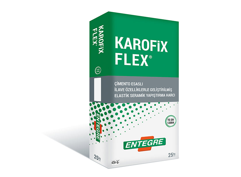KAROFiX FLEX® Çimento Esaslı Elastik Seramik Yapıştırma Harcı BEYAZ C2T