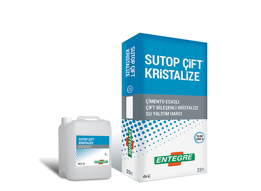 SUTOP ÇiFT TAM ELASTiK® SET Çimento ve Akrilik Esaslı Çift Bileşenli Su Yalıtım Malzemesi