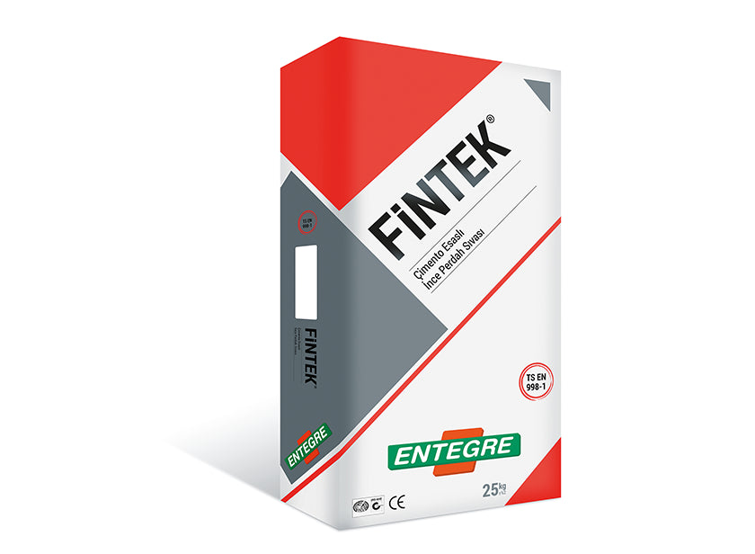 FİNTEK Çimento Esaslı İnce Perdah Sıvası BEYAZ
